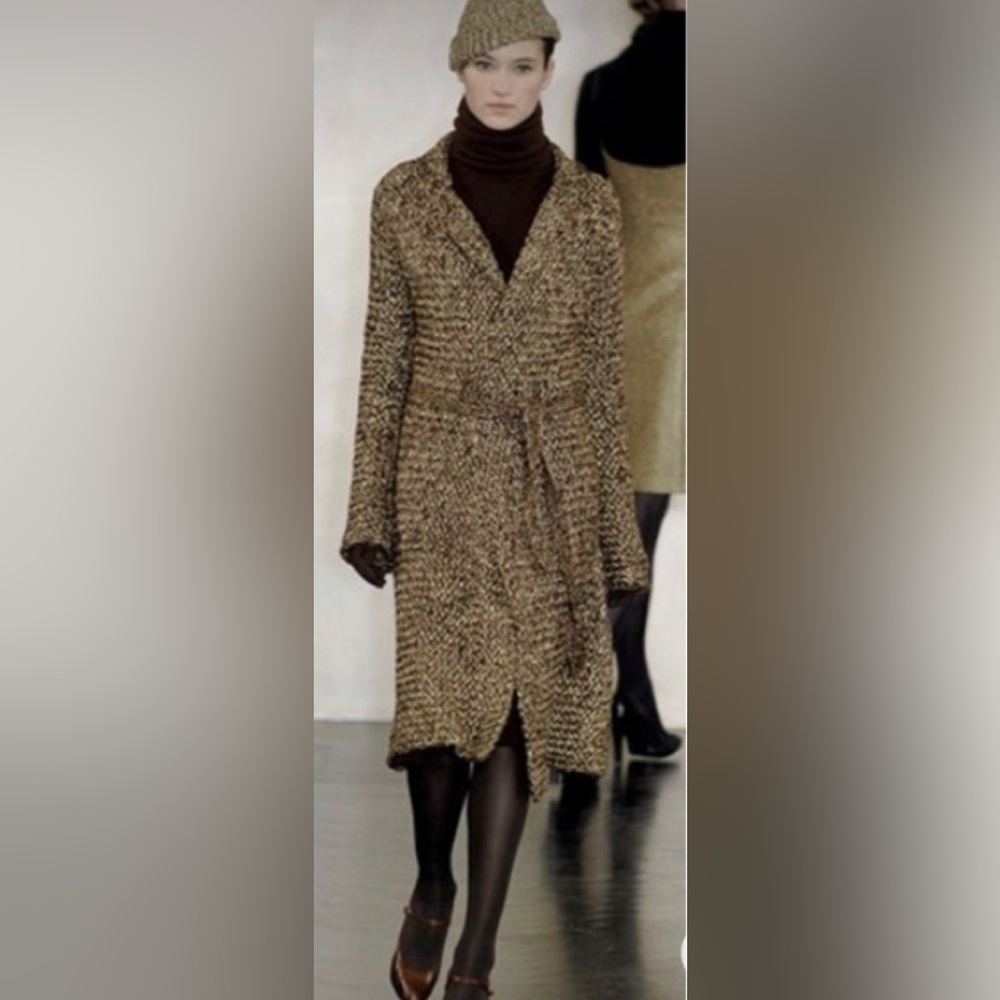 Ralph Lauren Collection Runway Sweater Coat